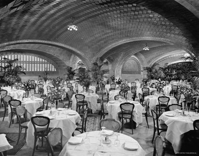 Ristorante, Grand Central Terminal, Linee Centrali di N.Y., New York, c.1910-20 da Detroit Publishing Co.